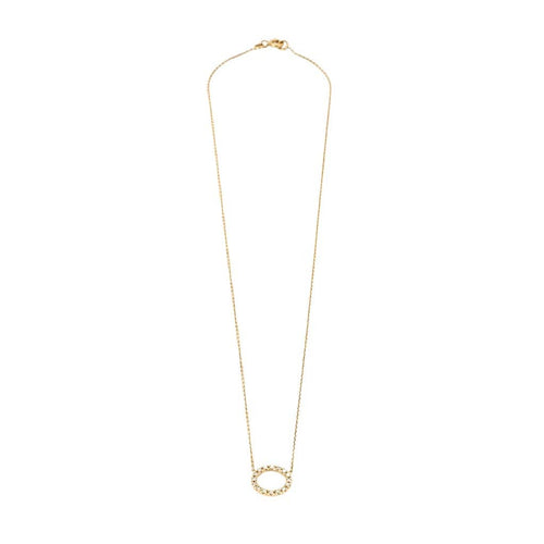 Collier Collier cercle en or jaune et diamants 58 Facettes