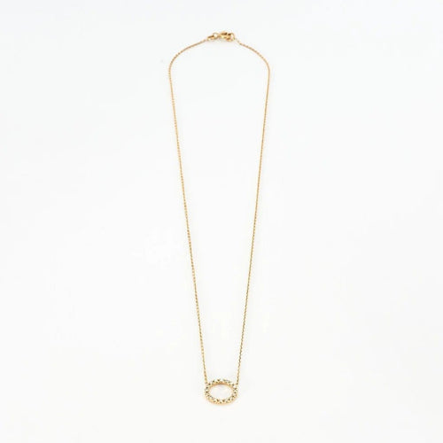Collier Collier cercle en or jaune et diamants 58 Facettes
