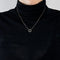 Collier Collier cercle en or jaune et diamants 58 Facettes