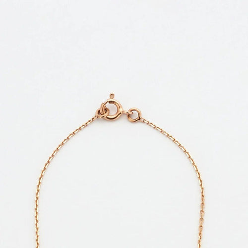 Collier Collier en or rose serti de saphirs multicolores 58 Facettes