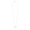 Collier Collier cercle en or blanc et diamants 58 Facettes