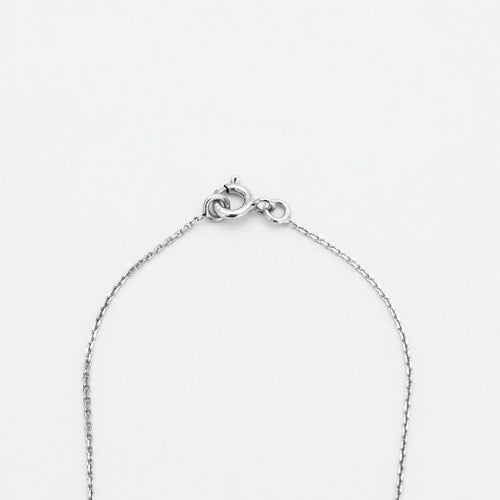 Collier Collier cercle en or blanc et diamants 58 Facettes