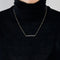 Collier Collier barrette en or jaune et diamants naturels 58 Facettes