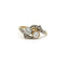 Bague 56 Bague Toi & Moi en or jaune, platine et diamants 58 Facettes 240157R