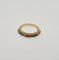 Bague 51.5 Bague en or jaune et saphirs multicolores 58 Facettes