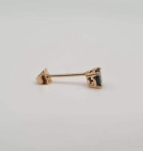 Boucles d'oreilles Boucles d'oreilles en or rose et saphir 58 Facettes