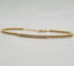 Bracelet Bracelet en or jaune serti d'une barrette de diamants 58 Facettes