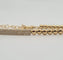 Bracelet Bracelet en or jaune serti d'une barrette de diamants 58 Facettes