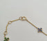Bracelet Bracelet fleurs en or jaune et saphirs multicolores 58 Facettes