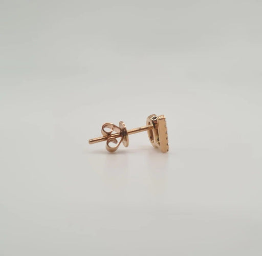 Boucles d'oreilles Love - Boucles d'oreilles en or rose et diamants 58 Facettes