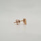 Boucles d'oreilles Love - Boucles d'oreilles en or rose et diamants 58 Facettes