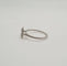 Bague 53 Bague en or blanc sertie de diamants baguettes 58 Facettes