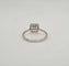 Bague 53 Bague en or blanc sertie de diamants baguettes 58 Facettes