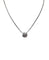 Collier Collier en or blanc serti d'un diamant certifié LFG 58 Facettes
