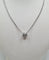 Collier Collier en or blanc serti d'un diamant certifié LFG 58 Facettes