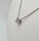 Collier Collier en or blanc serti d'un diamant certifié LFG 58 Facettes