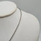 Collier Collier en or blanc serti d'un diamant certifié LFG 58 Facettes