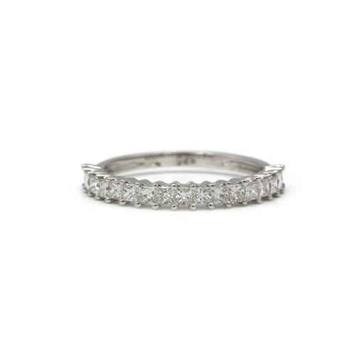 Bague 54 Demi-alliance or diamants 58 Facettes 240223R