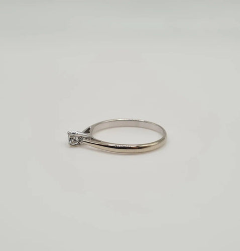 Bague 50 Solitaire - Bague en or blanc et diamant 58 Facettes