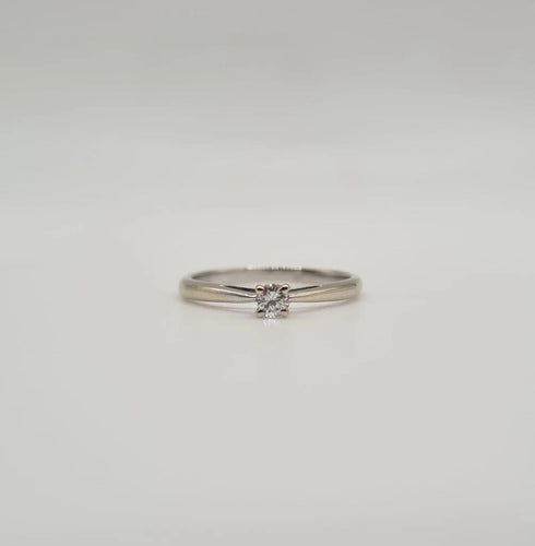 Bague 50 Solitaire - Bague en or blanc et diamant 58 Facettes