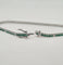 Bracelet Bracelet rivière en or blanc, diamants et émeraudes 58 Facettes