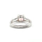 Bague 49 Bague en or blanc 18 carats, tourmaline et diamants 58 Facettes