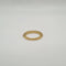Bague 52 Demi-alliance en or jaune et diamants 58 Facettes