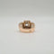 Bague 50.5 Bague vintage en or rose et diamants 58 Facettes