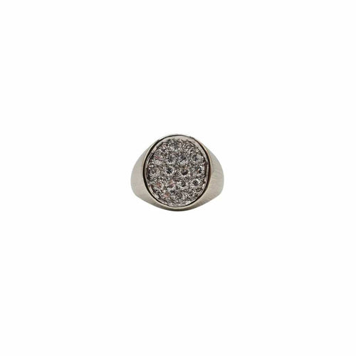 Bague 50.5 Bague en or blanc et diamants 58 Facettes