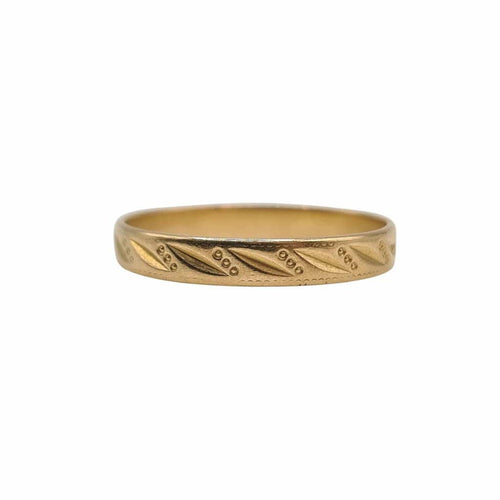 Bague 54 Alliance or jaune 18 carats 58 Facettes