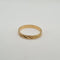 Bague 54 Alliance or jaune 18 carats 58 Facettes