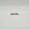 Bague 48 Alliance tour complet en or blanc 18 carats et diamants 58 Facettes