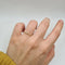 Bague 65 Bague chaîne en or jaune et diamant 58 Facettes