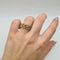 Bague 54.5 Bague en mailles en or jaune 58 Facettes