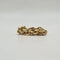 Bague 54.5 Bague en mailles en or jaune 58 Facettes