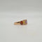 Bague 53 Bague en or rose 18 carats, diamants et saphirs multicolores 58 Facettes