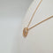 Collier Collier cercle en or rose et diamants 58 Facettes