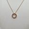 Collier Collier cercle en or rose et diamants 58 Facettes