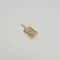 Pendentif Pendentif plaque or jaune serti de diamants 58 Facettes