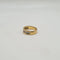 Bague 53 Demi-alliance en or jaune et diamants naturels 58 Facettes