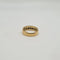 Bague 53 Demi-alliance en or jaune et diamants naturels 58 Facettes