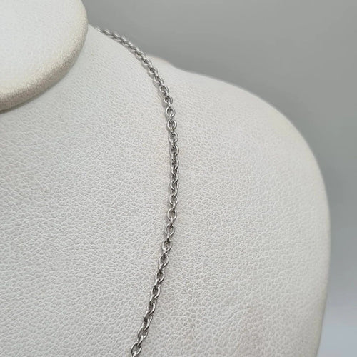 Collier Chaîne en or blanc 18 carats 58 Facettes