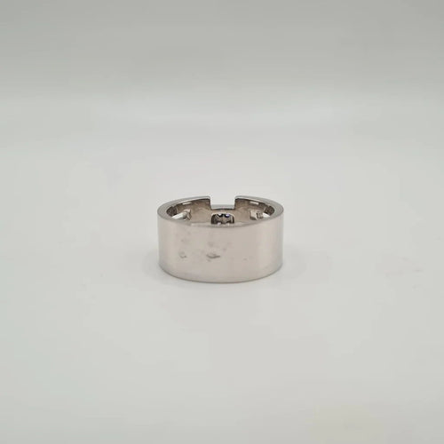 Bague 53 Bague en or blanc 18 carats et diamants 58 Facettes