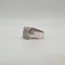 Bague 53 Bague en or blanc et diamants baguette et ronds 58 Facettes
