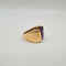 Bague 55 Bague en or jaune 18 carats et améthyste 58 Facettes