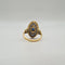 Bague 54 Art déco - Bague en or jaune 18 carats, saphirs et diamants 58 Facettes