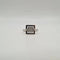 Bague 54 Bague carrée en or blanc 18 carats et diamants 58 Facettes