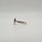Bague 54 Bague carrée en or blanc 18 carats et diamants 58 Facettes
