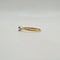 Bague 54 Bague solitaire en or jaune et blanc 18 carats avec diamant 58 Facettes