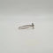 Bague 54 Bague fleur en or blanc 18 carats et diamant 58 Facettes